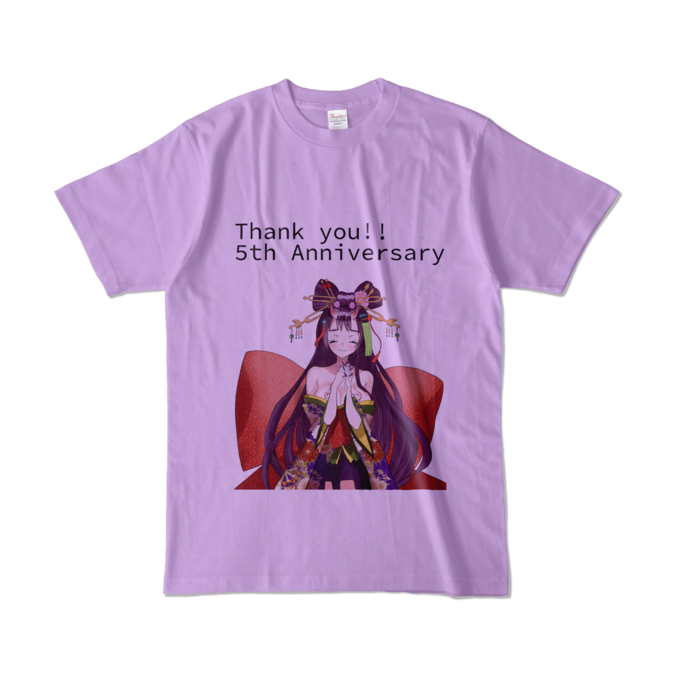 カラーTシャツ - L - ライトパープル (淡色)