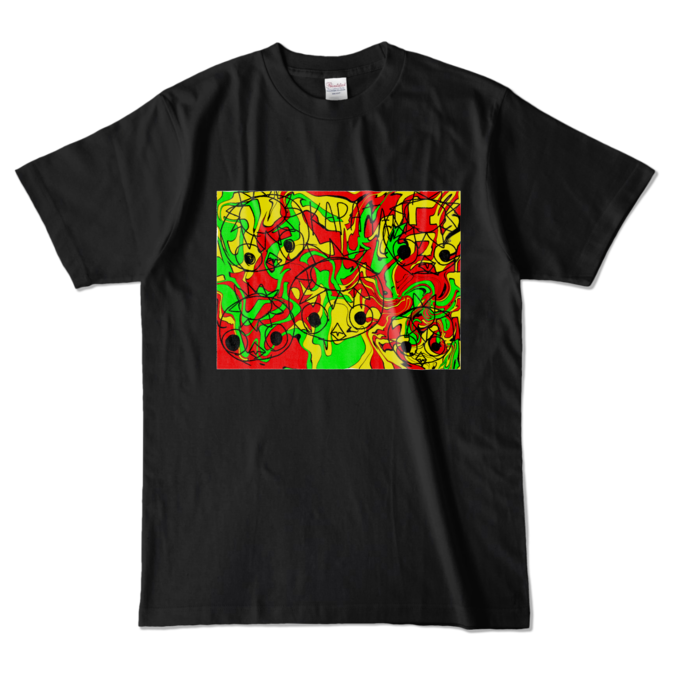 カラーTシャツ - L - ブラック (濃色)