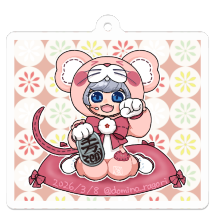 アクリルキーホルダー - 50 x 50 (mm)(50)