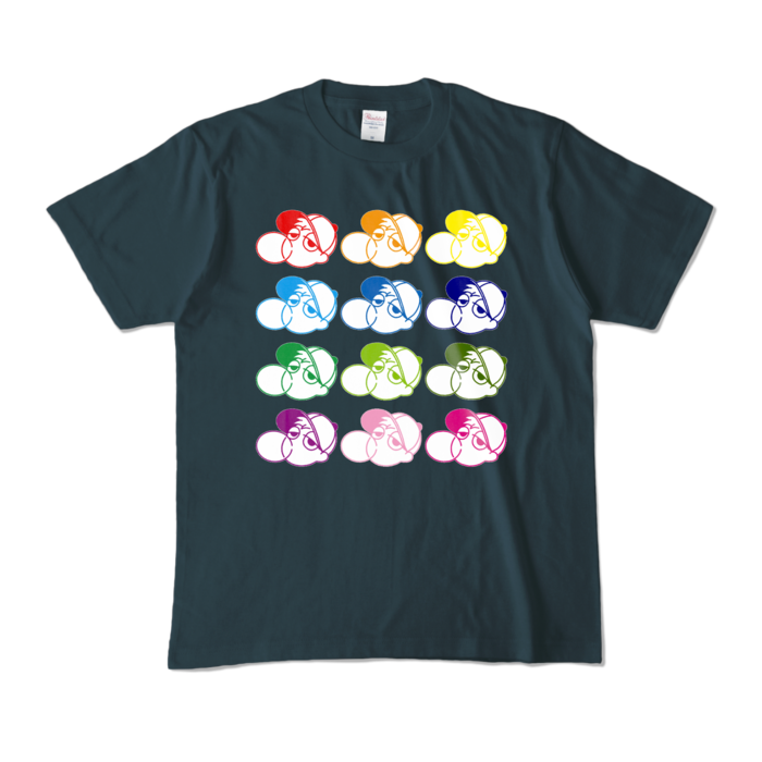 カラーTシャツ - M - デニム (濃色)