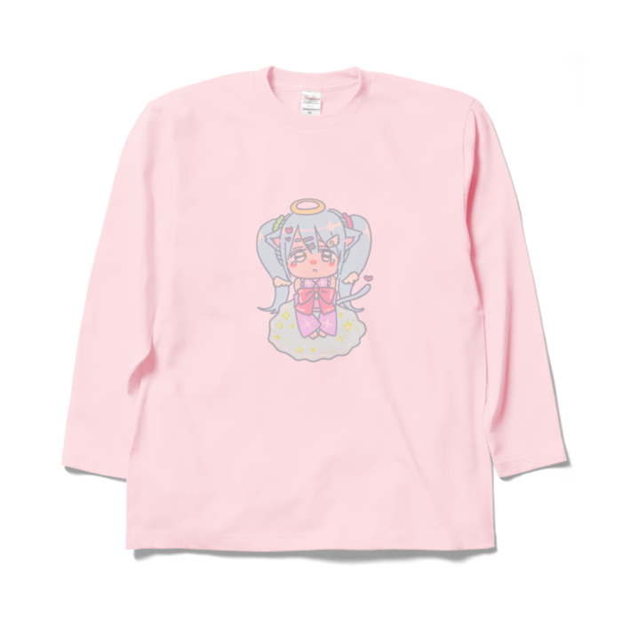 ロングスリーブTシャツ - XL - ライトピンク