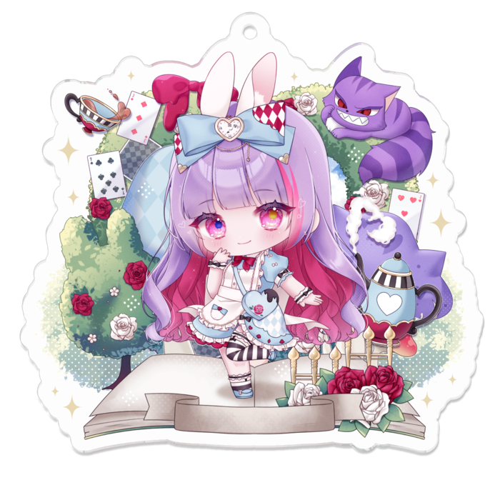 アクリルキーホルダー - 70 x 70 (mm)