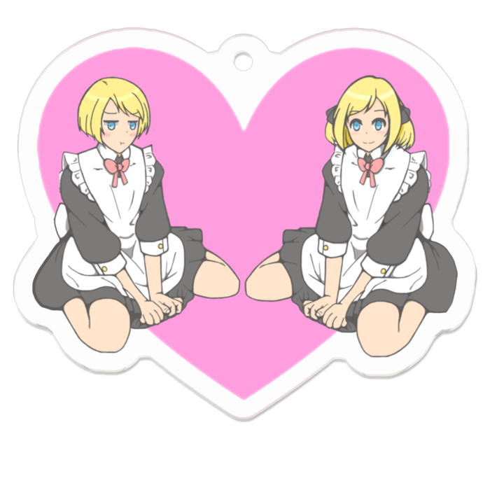 アクリルキーホルダー - 50 x 50 (mm)