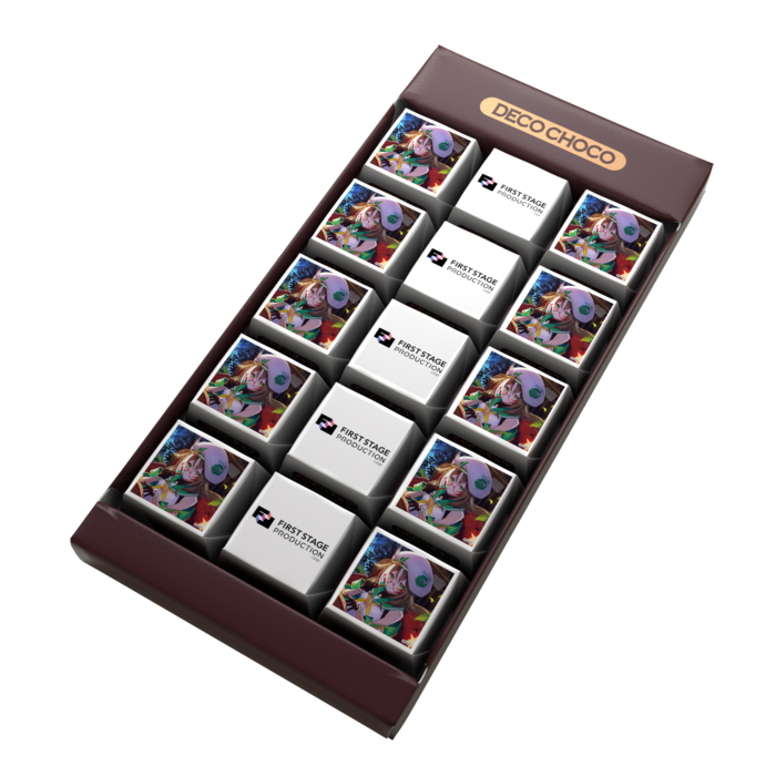 DECOチョコ - 列ごとにデザイン