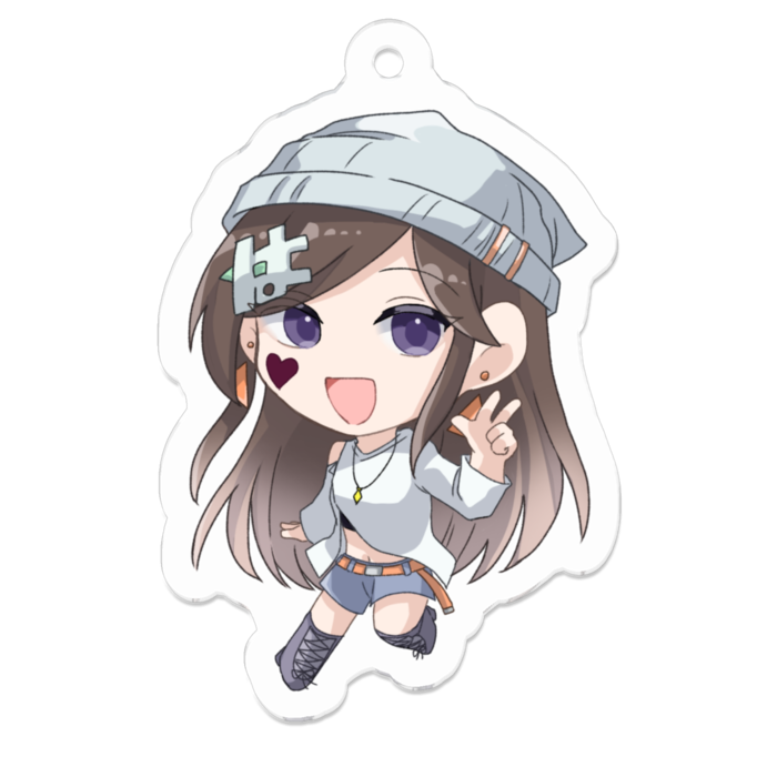 アクキー　葉音 - 50 x 50 (mm)