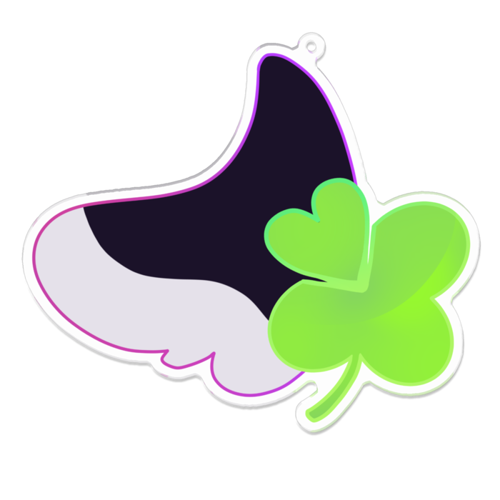 あほ毛キー - 100 x 100 (mm)