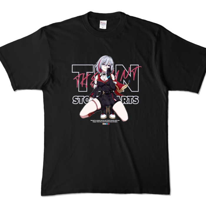カラーTシャツ - XL - ブラック (濃色)