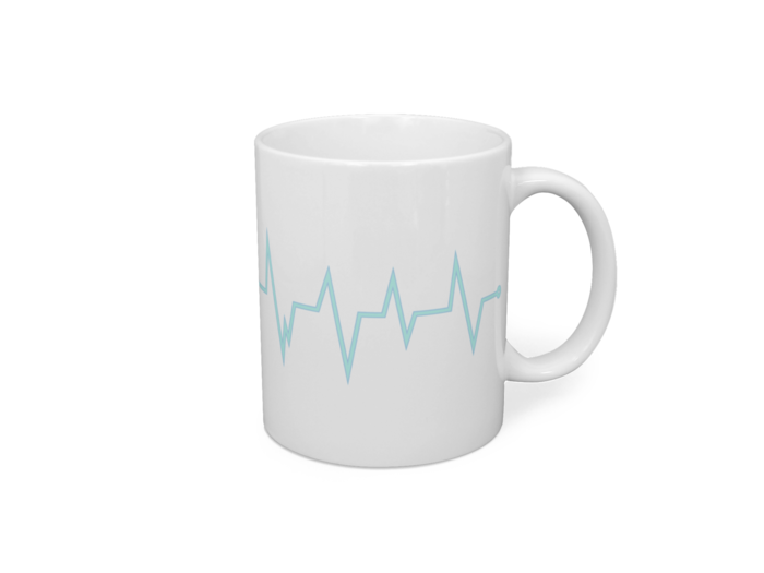 水色 - 直径 8 cm / 高さ 9.5 cm