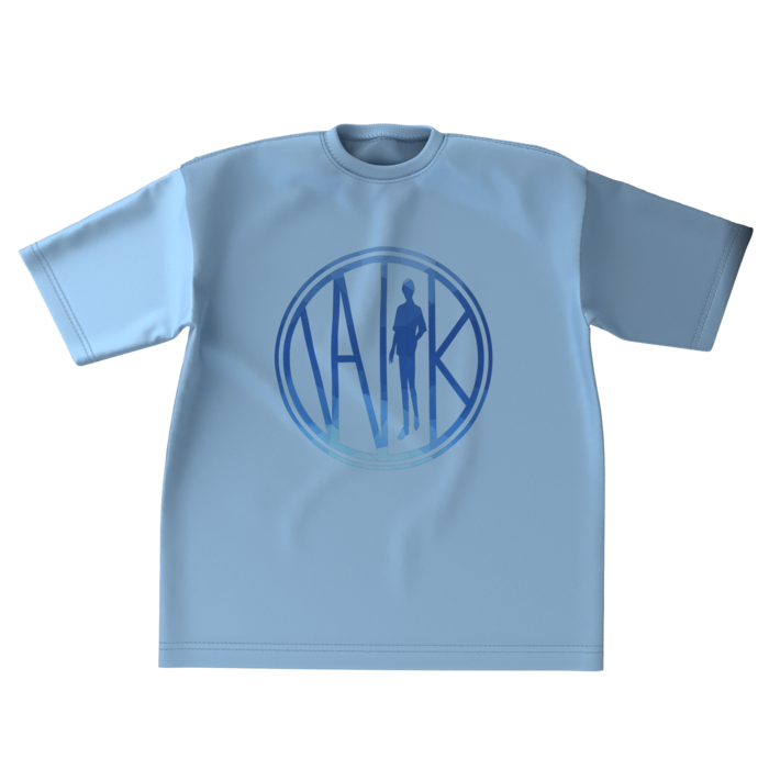 ビッグシルエットTシャツ - アシッドブルー - XL