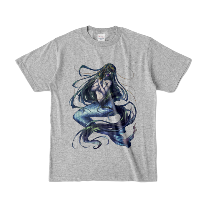 カラーTシャツ - S - 杢グレー (濃色)