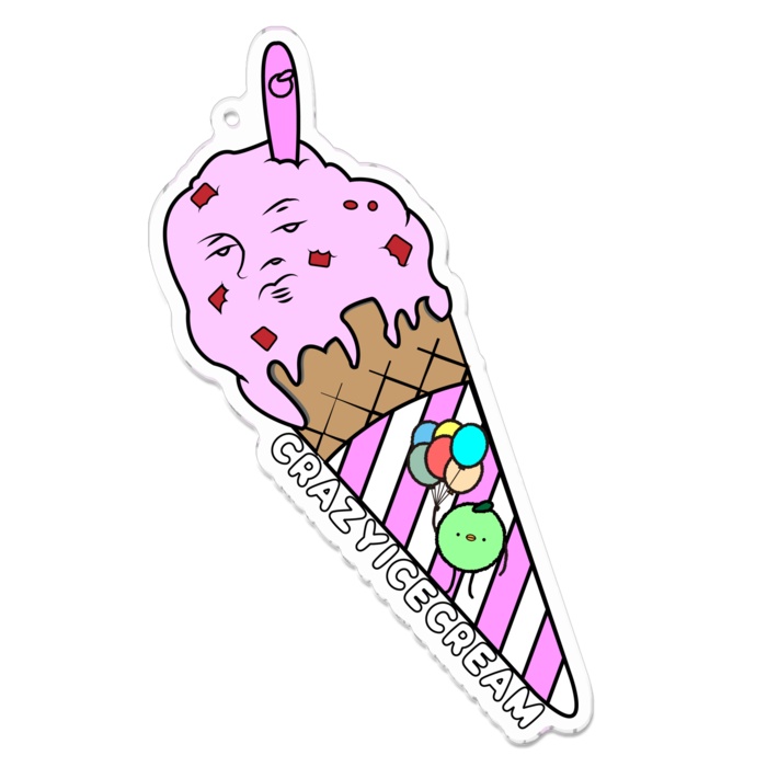 アクリルキーホルダー - 100 x 100 (mm)