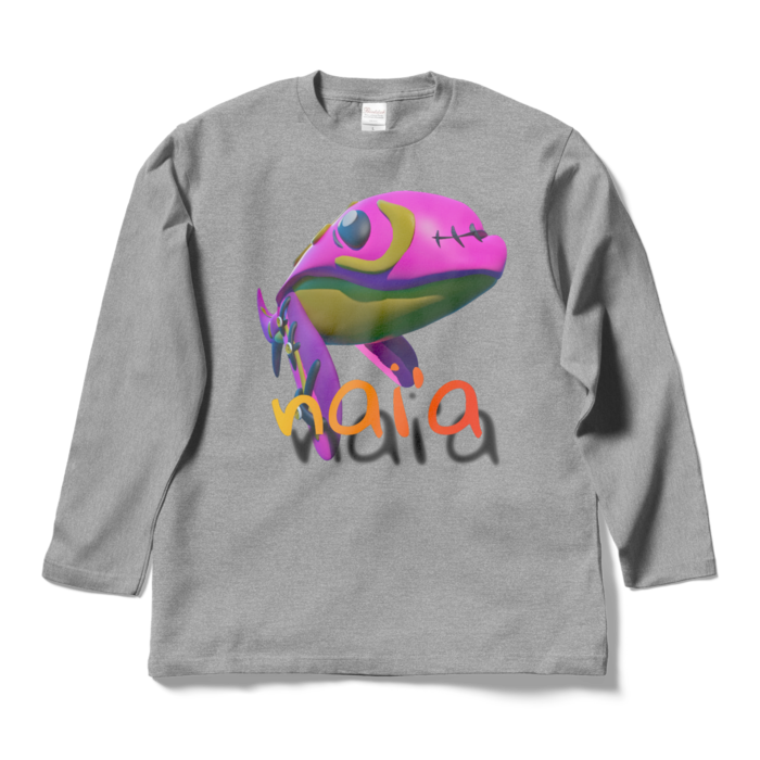 ロングスリーブTシャツ - L - 杢グレー