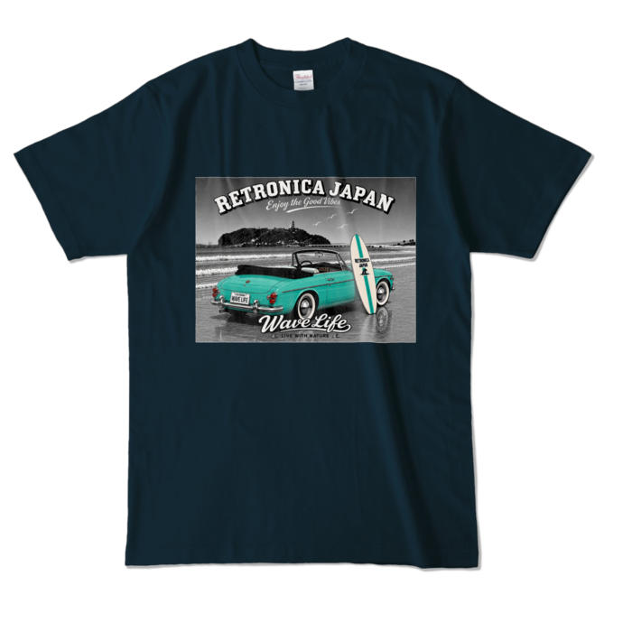 カラーTシャツ - L - ネイビー (濃色)