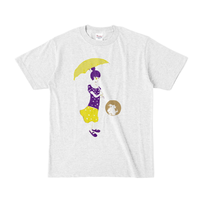 カラーTシャツ(淡色) - S - アッシュ