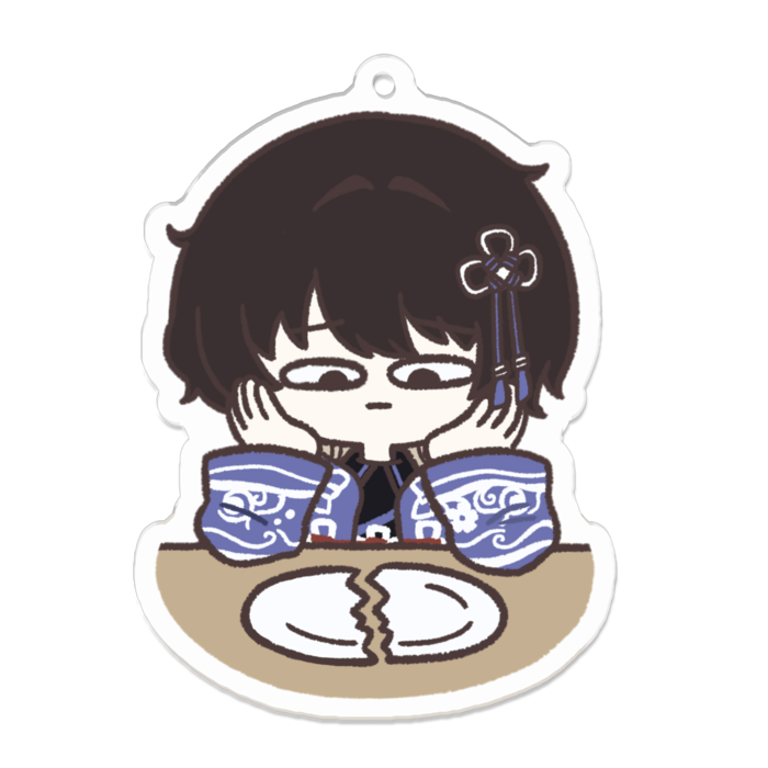 アクリルキーホルダー - 70 x 70 (mm)