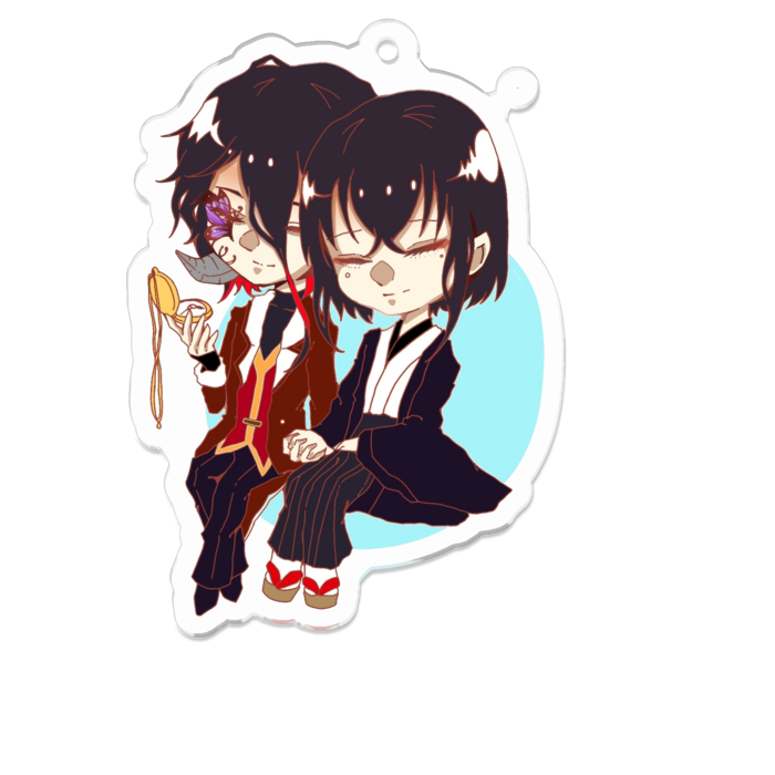 アクリルキーホルダー - 70 x 70 (mm)