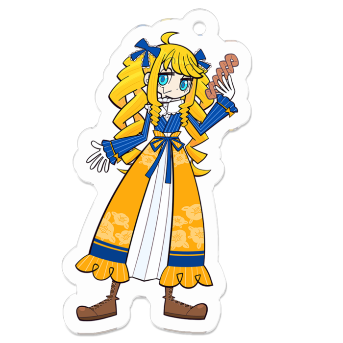 アクリルキーホルダー（コーティング） - 50 x 50 (mm)