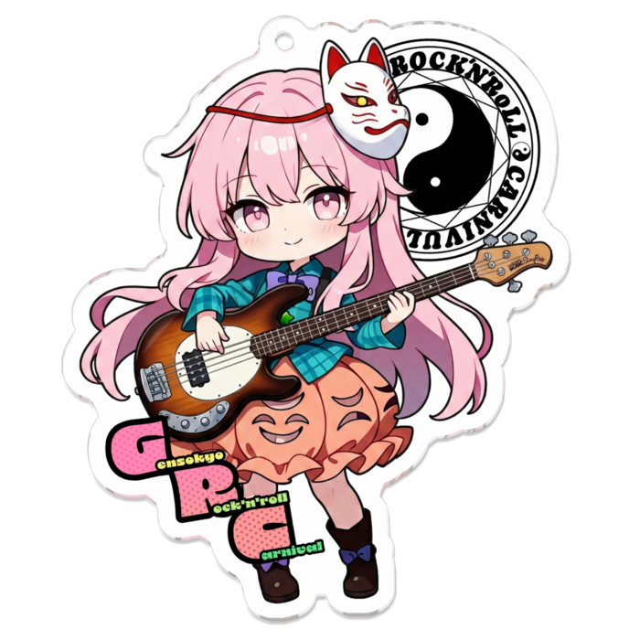 アクリルキーホルダー - 70 x 70 (mm)