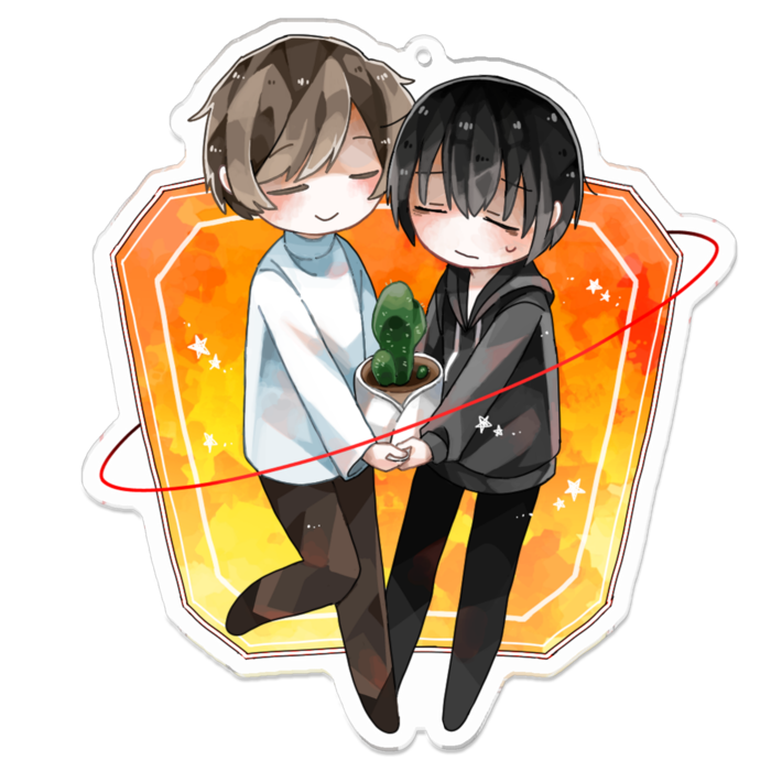 アクリルキーホルダー - 100 x 100 (mm)