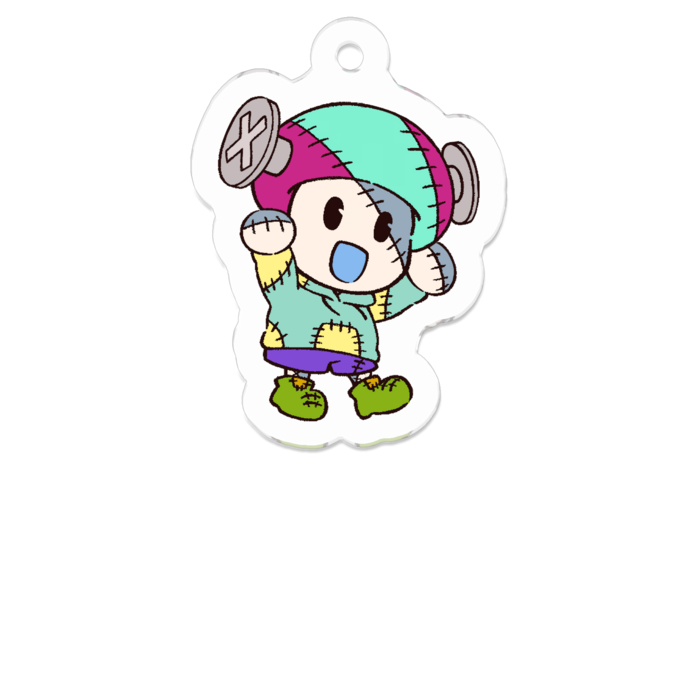 たちばな【ハロウィン】アクキー（50x50mm）