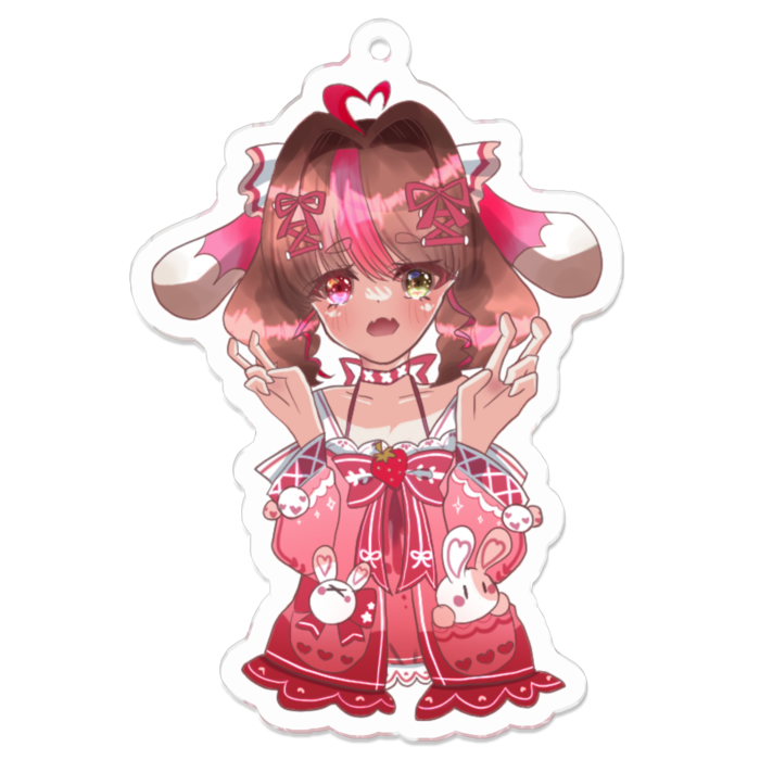 アクリルキーホルダー - 70 x 70 (mm)