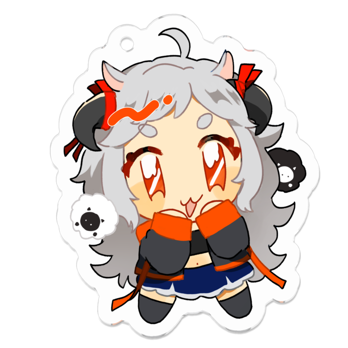 アクリルキーホルダー - 50 x 50 (mm)