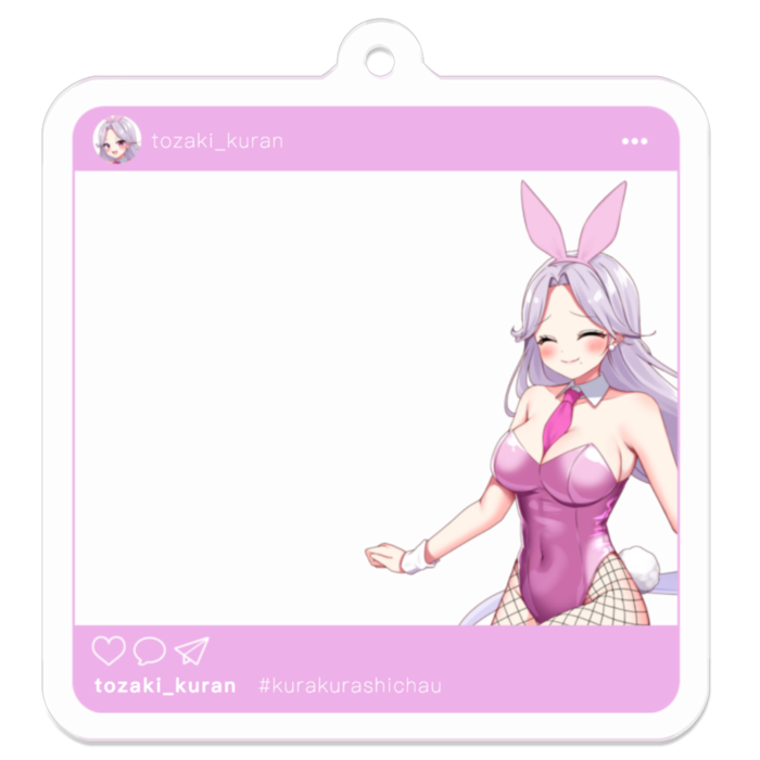 アクリルキーホルダー - 50 x 50 (mm)