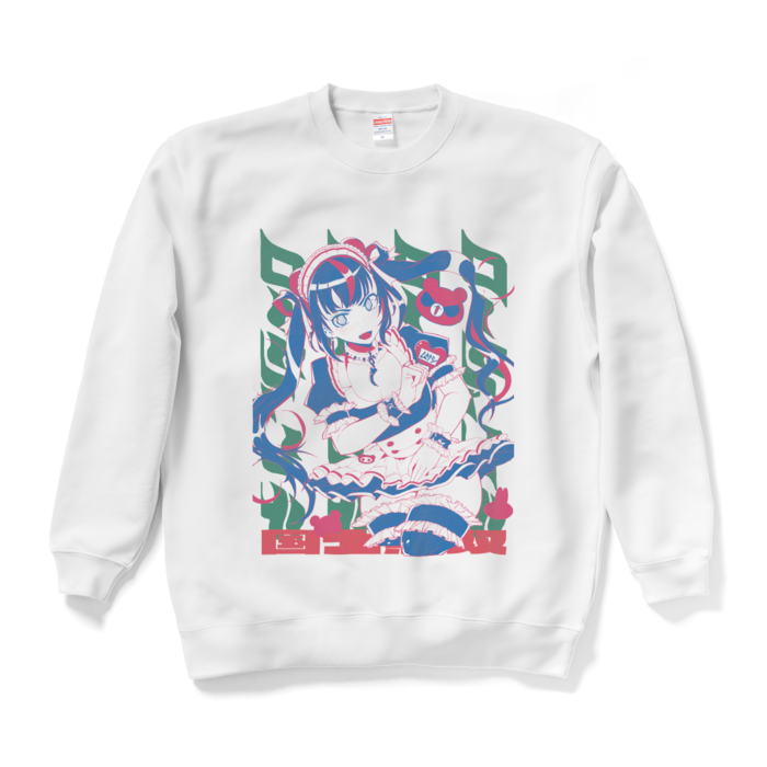 スウェット - XL - ホワイト(GREEN)