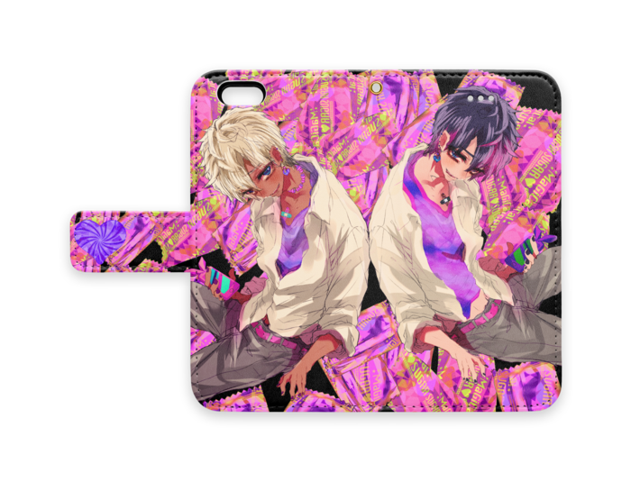 手帳型iPhoneケース - iPhone6 - ストラップ穴 あり