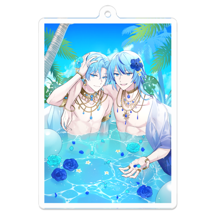 アクリルキーホルダー（コーティング） - 70 x 70 (mm)