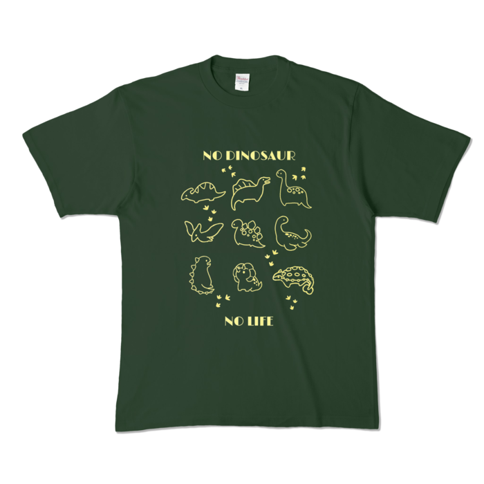 カラーTシャツ - XL - フォレスト (濃色)