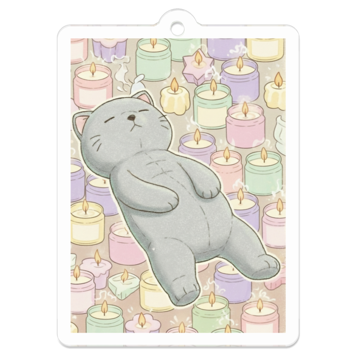 アクリルキーホルダー - 50 x 50 (mm)