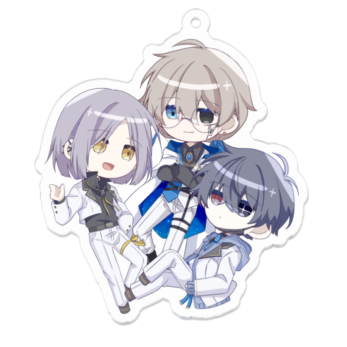 アクリルキーホルダー - 70 x 70 (mm)