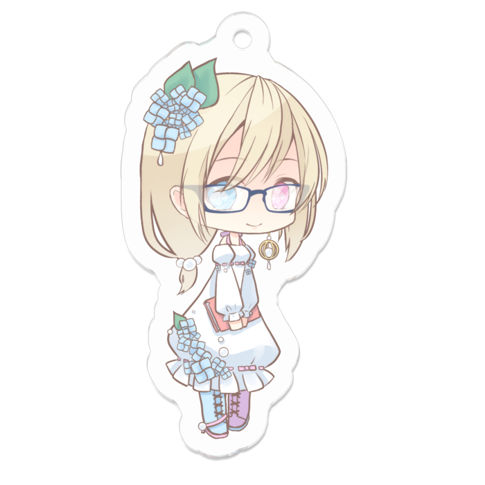 アクリルキーホルダー - 50 x 50 (mm)