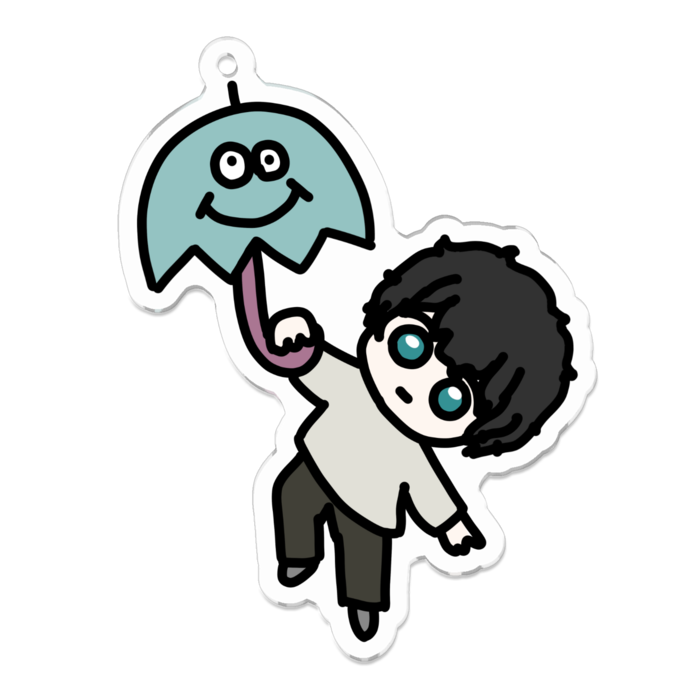 アクリルキーホルダー - 70 x 70 (mm)