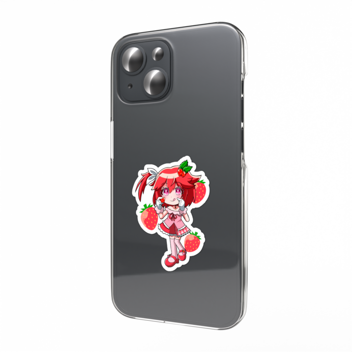 スマホステッカー - いちごちゃん