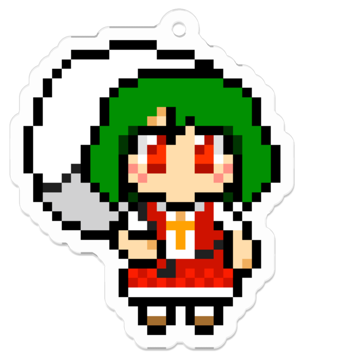 アクリルキーホルダー - 50 x 50 (mm)