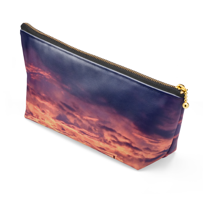 ポーチ - 長さ21.5cm / 高さ10cm - ブラック