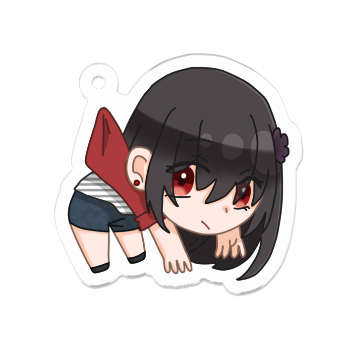 アクリルキーホルダー（コーティング） - 50 x 50 (mm)