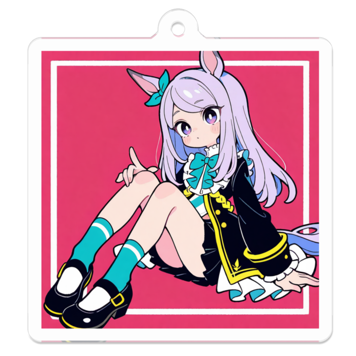 アクリルキーホルダー - 50 x 50 (mm)