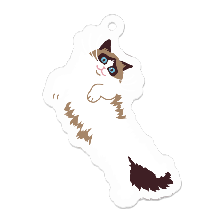 アクリルキーホルダー - 50 x 50 (mm)