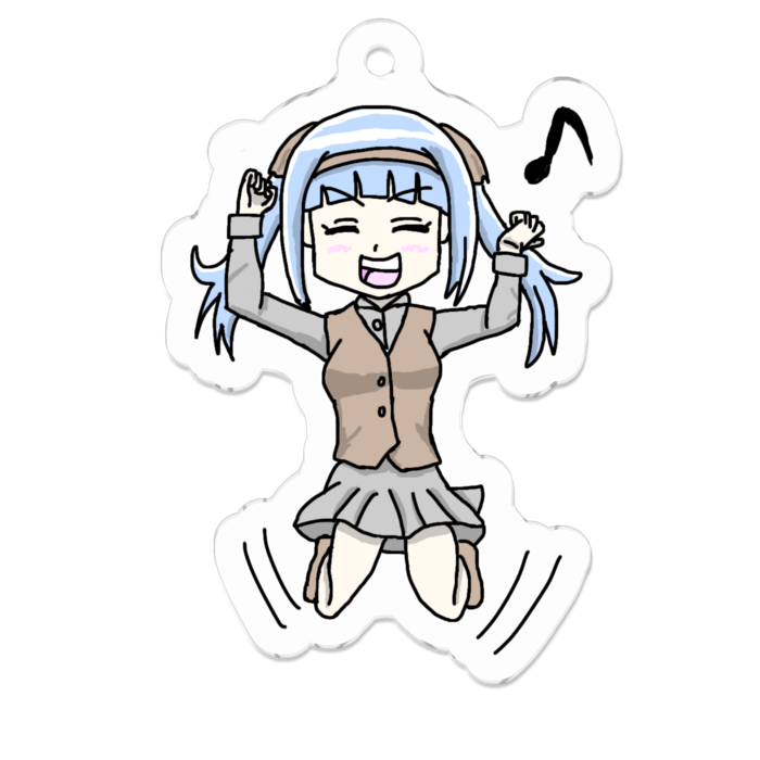 アクリルキーホルダー - 50 x 50 (mm)