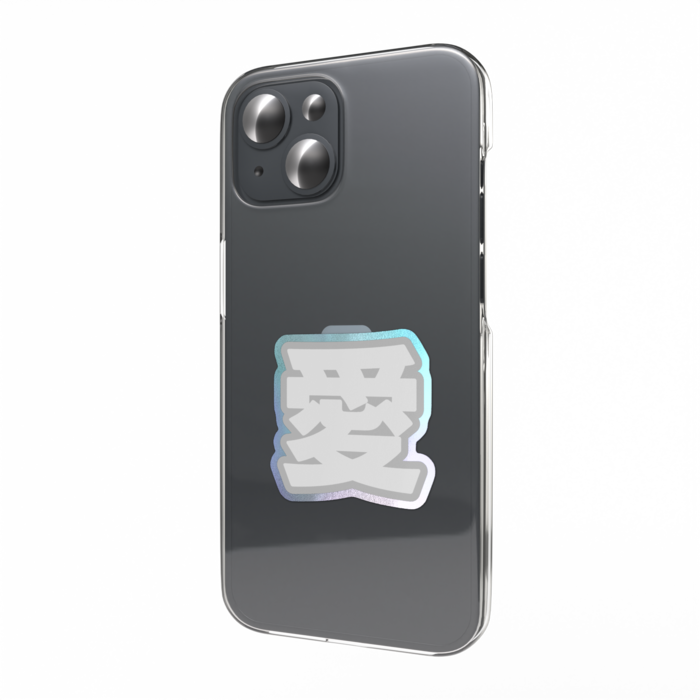 オーロラスマホステッカー - 縦