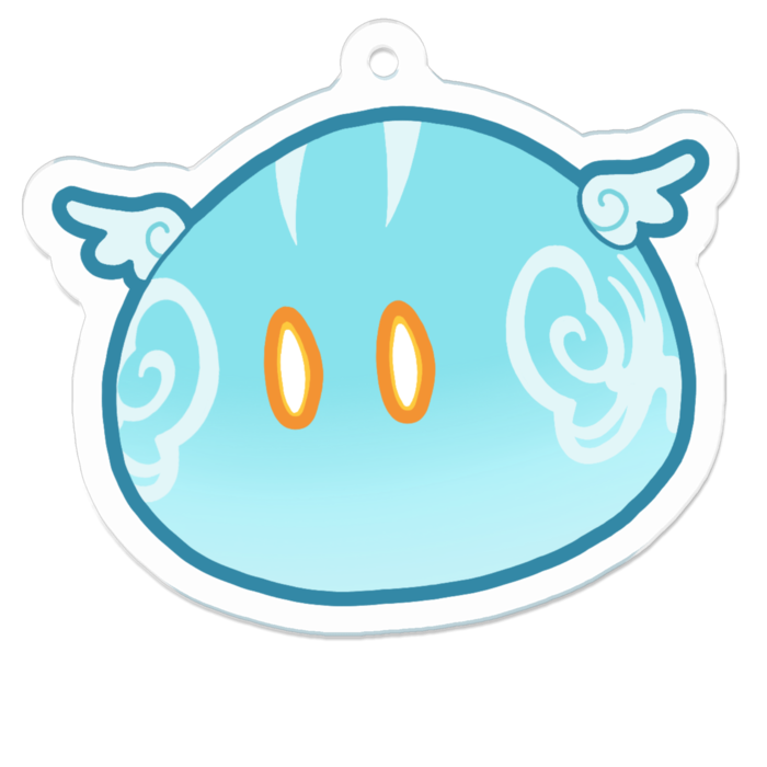 アクリルキーホルダー - 50 x 50 (mm)