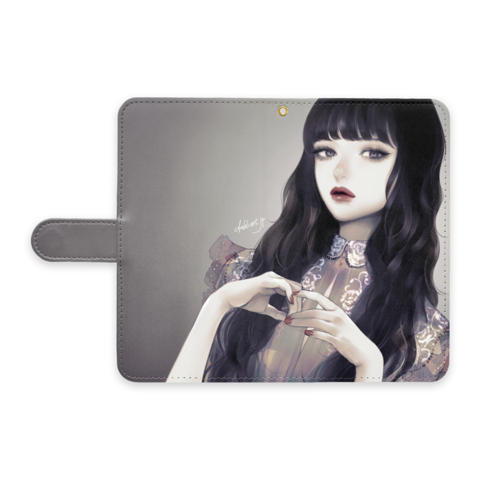 手帳型Androidケース - L - ストラップ穴 あり