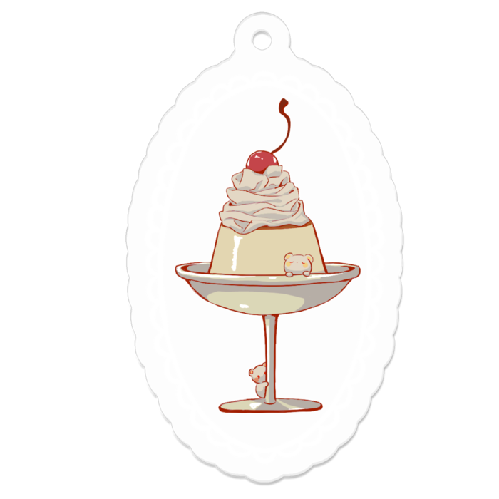 アクリルキーホルダー - 50 x 50 (mm)