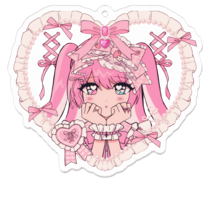 アクリルキーホルダー - 70 x 70 (mm)