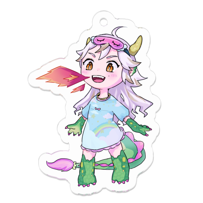 アクリルキーホルダー - 50 x 50 (mm)