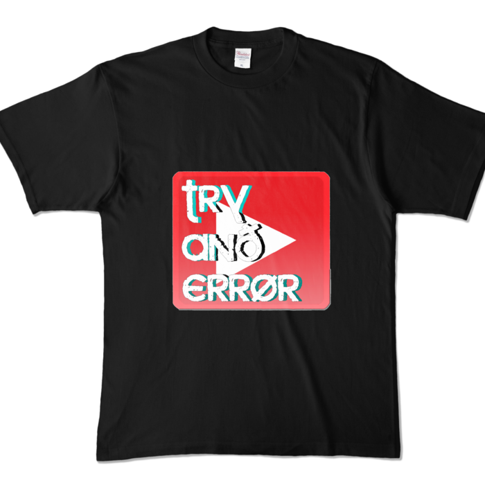 カラーTシャツ - XL - ブラック (濃色)