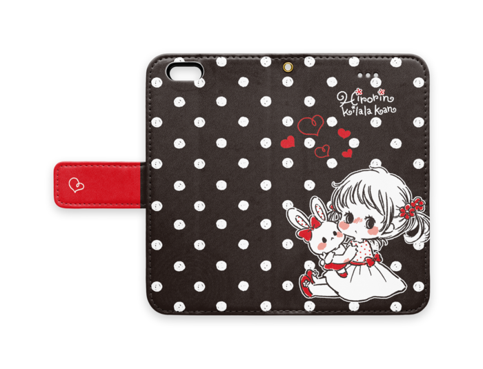 手帳型iPhoneケース - iPhone 6 / 6s - ストラップ穴 あり